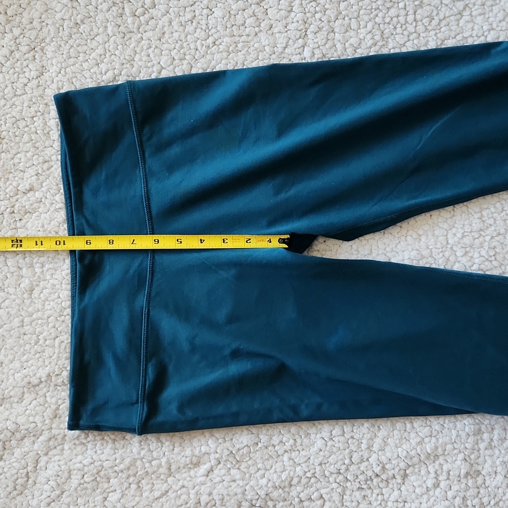 Fabletics Teal leggings full length activewear Women Sz M workout gym yoga - Picture 7 of 8